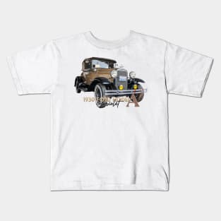 1930 Ford Model A Cabriolet Kids T-Shirt